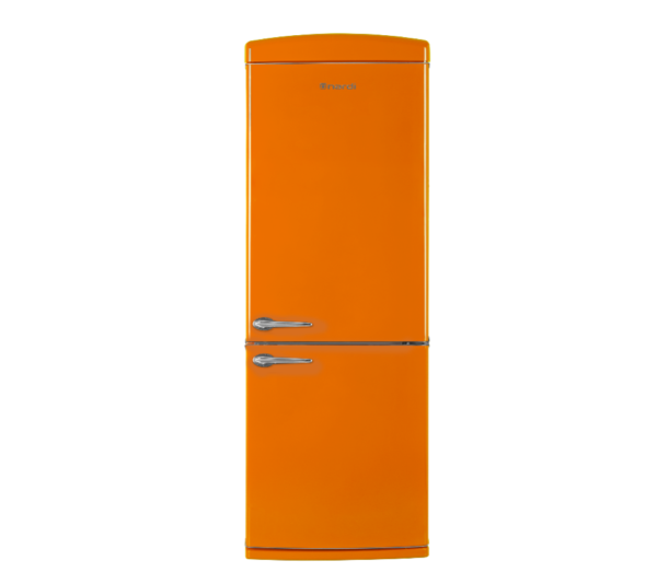 Réfrigérateur NARDI Combiné NoFrost – 341L – Retro – Orange