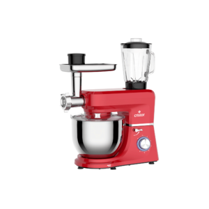 Pétrin CRISTOR Multi Fonctions -7 L-1400 W- Rouge_inox