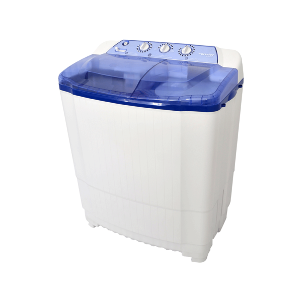 Machine A Laver CRISTOR Semi-Automatique Double Bacs -10,5 kg - Bleu