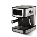 Machine à Café NARDI 2 en 1 Capsules et Café Moulu-Afficheur Tactile-20bar-1100W-Inox