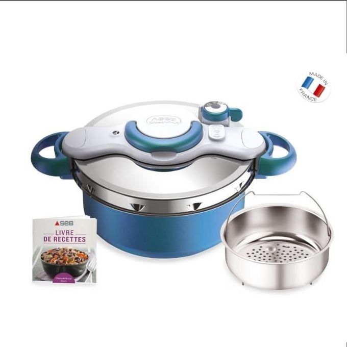 SEB CLIPSOMINUT'® DUO 5L Cocotte-minute® Bleu Boréal