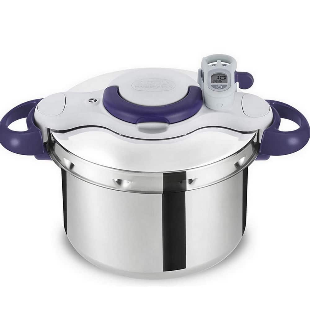 SEB Autocuiseur Clipso Minut Perfect Viole – 7,5L