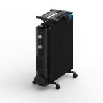 Radiateur Bain d’huile Condor Avec Ventilo | 11 éléments | 2400W